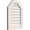 Ekena Millwork Octagonal Top Gable Vent Non-Functional, PVC Gable Vent w/ 1" x 4" Flat Trim Frame, 16"W x 20"H GVPOT16X2001DUN - alternate 4